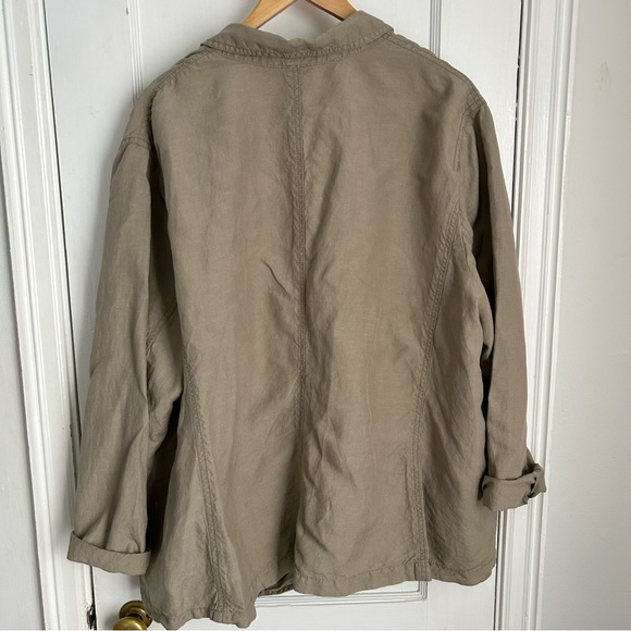 J. JILL LINEN SILK BLAZER TOP BLOUSE Sz 3X - Picture 5 of 9